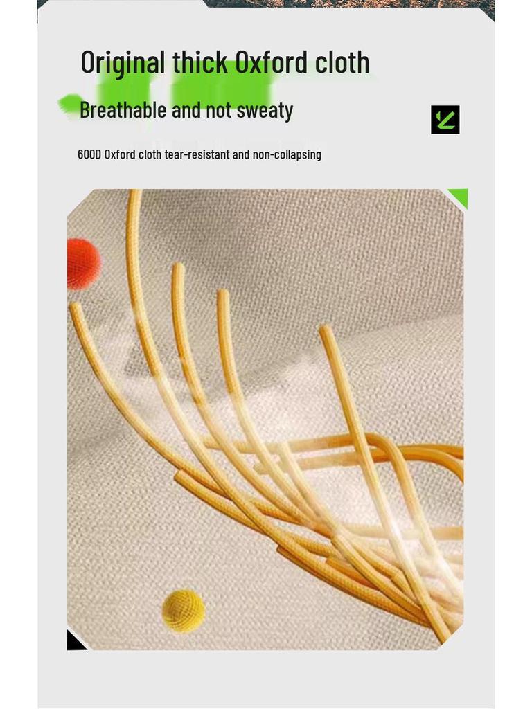 Hochlehner Gepolsterter Mondstuhl & Tragbares Klapptisch-Set für Outdoor-Essen und Picknicks