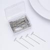 Diy Wig Securing Pins, T-Shaped Pins, Suitable For Knitting, Wigs, Sewing And Office Wall Decoration - 50-Piece Pack