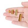 20/30 Stück Goldfarbene Edelstahl-Quetschperlen-Endstück-Schnallen-Spitzen-Verschlüsse für DIY Halsketten-Armband-Schmuckherstellung Zubehör