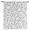 Graue Blätterranken-Textur, transparente Vorhänge für Wohnzimmer, Schlafzimmer, Kinderzimmer, Tüll-Fenstervorhänge