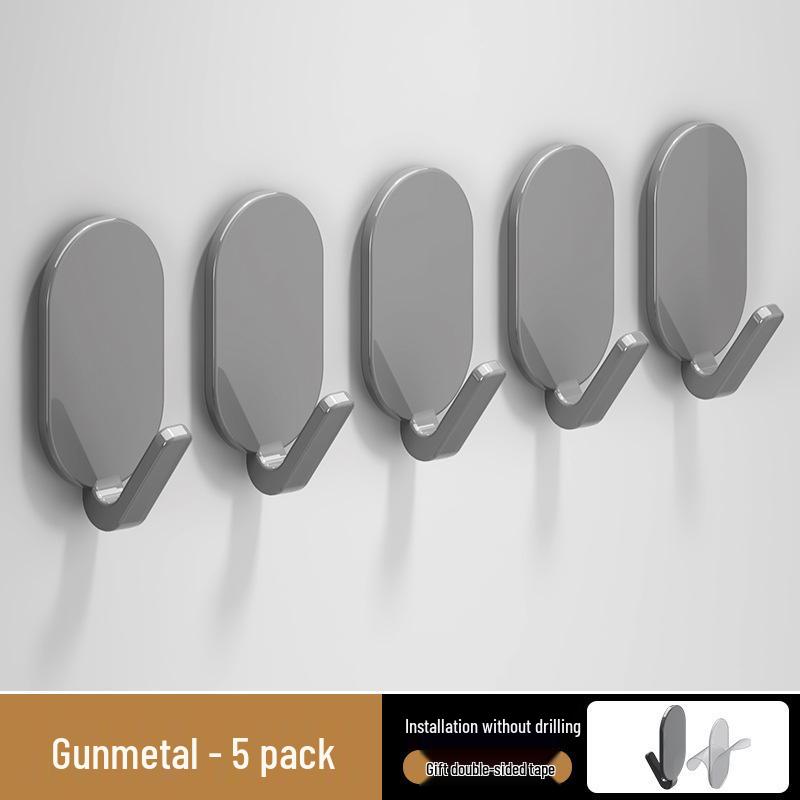 Elegant No-Drill Adhesive Bathroom Towel Hook – Strong, Traceless, Over-the-Door Design