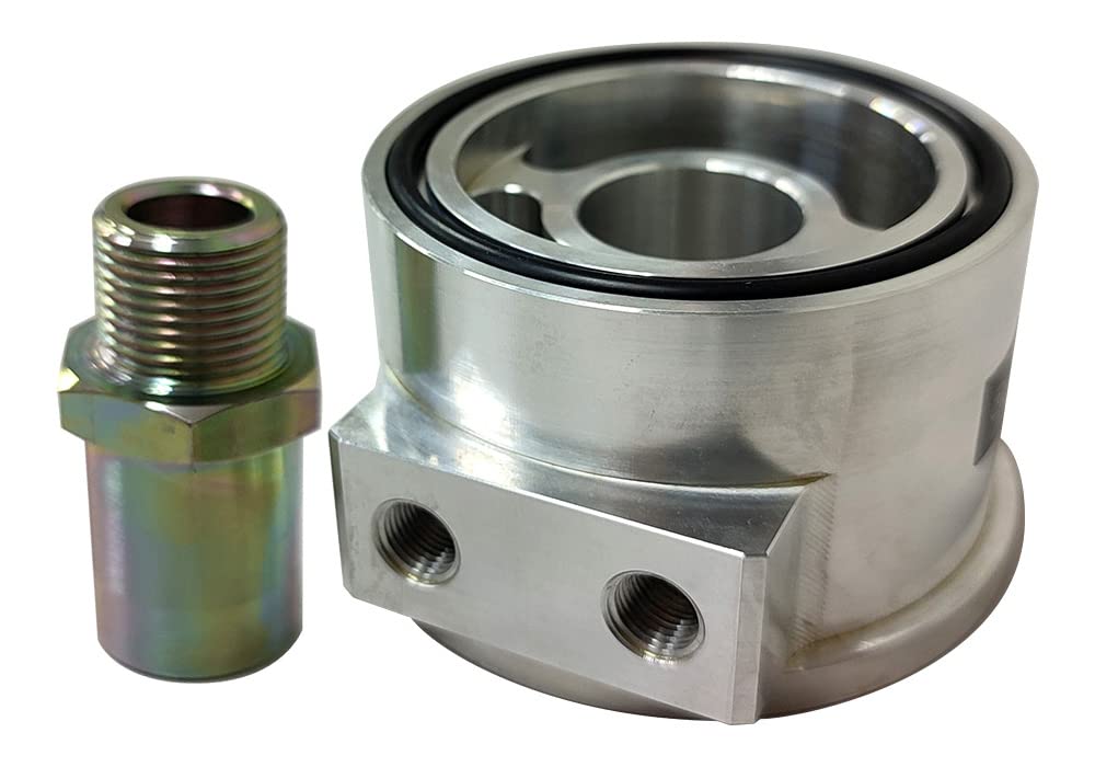 

ELS Oil Block 2 HM Oil Temperature and Oil Pressure Gauge, Center Bolt Size M20XP1.5 (Compatible with FA/FB/EJ/S07/K20C Engines) 93608