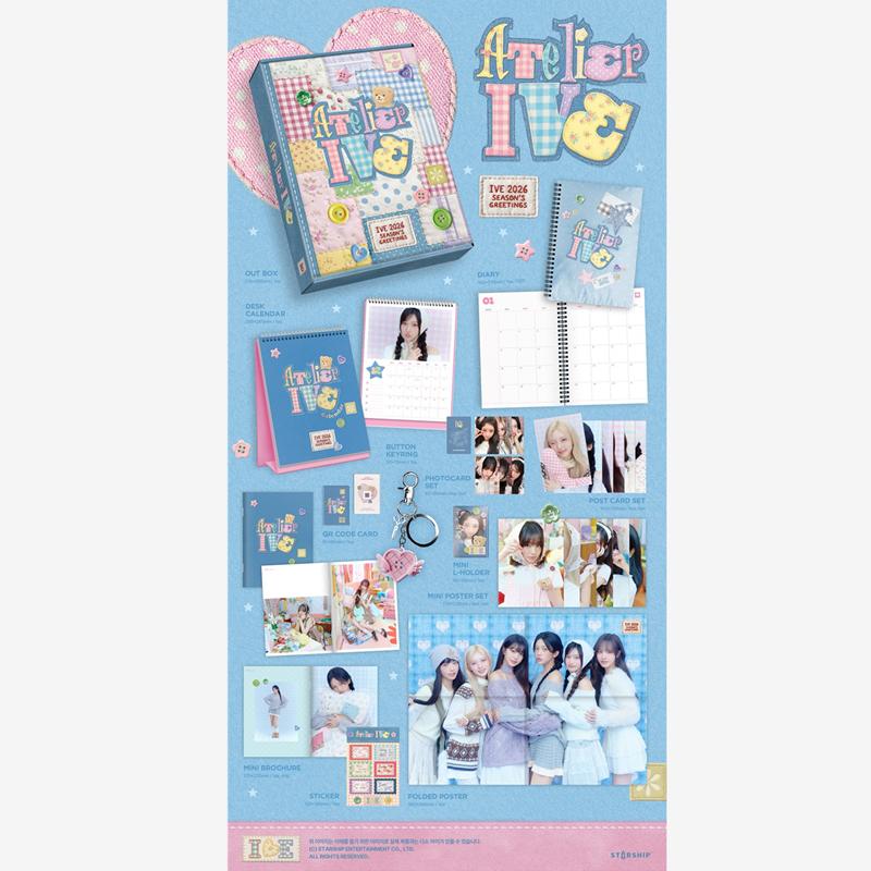 [Vorbestellung] IVE 2026 SEASON'S GREETINGS [ATELIER IVE] (Online-Vorteil)