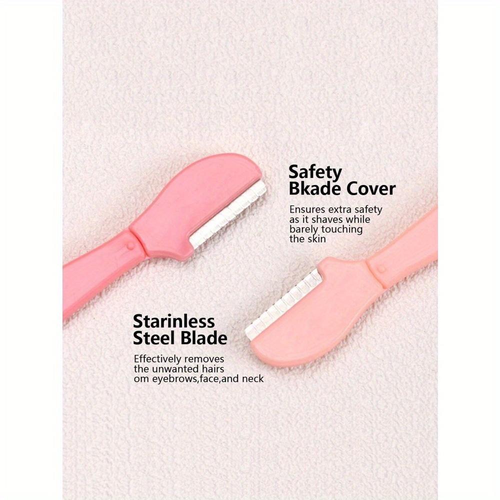 Straight Tip Eyebrow Trimmer Beauty Tools For Beginners, Anti-Scratch Eyebrow Razor, Hair Products And Accessories For Barber Salon Beauty
