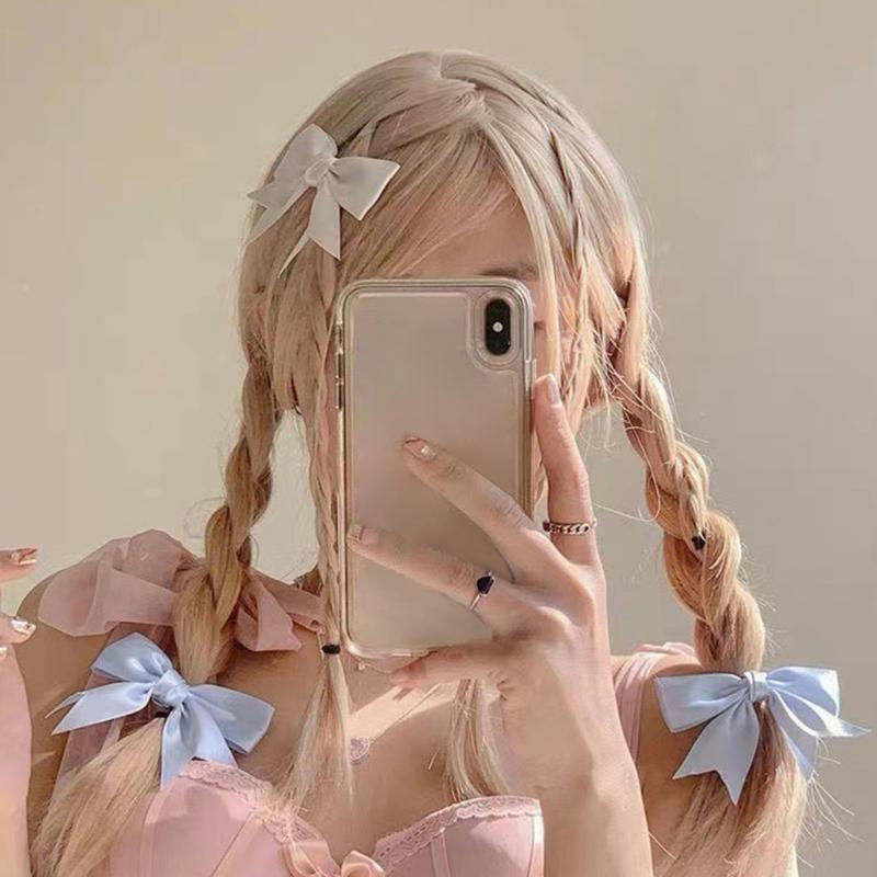 Satins Bow Hair Clip Hair Barrettes Hair Accessories for Women Kids Girls