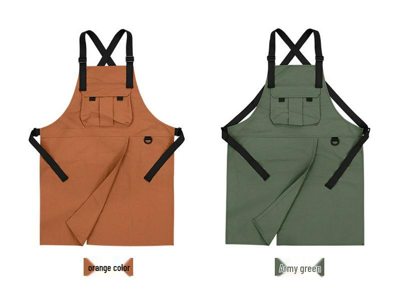 Waterproof Oil-Proof Custom Logo Apron for Baristas, Cafes, and Craftsmen