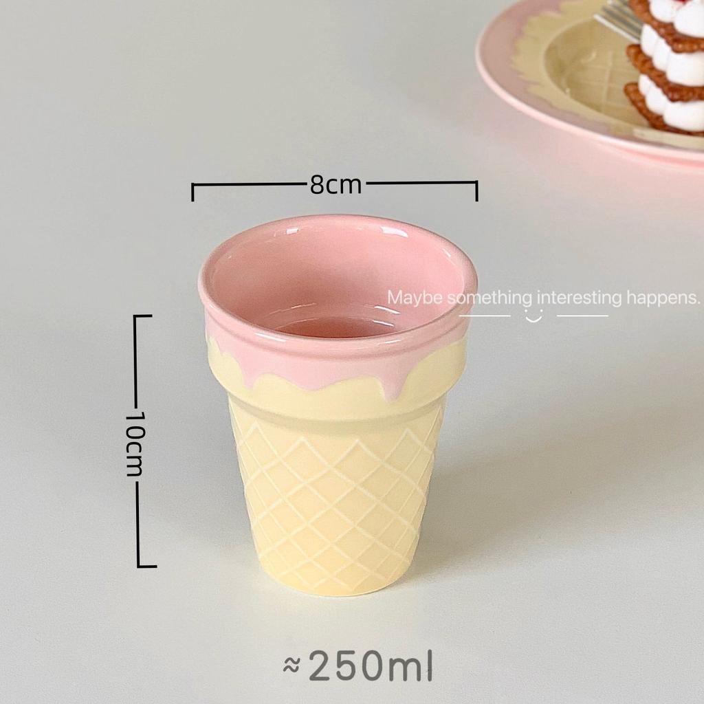 Cute Ceramic Bowls Yogurt Bowl Creative Dessert Tableware Serving Bowl  Household Dishes