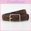 Genuine Leather Womens Belt With Alloy Buckle For Casual Jeans And Office Wear
