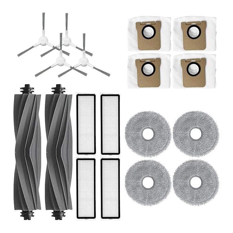 

A65T-Compatible For Xiaomi X20+X20plus Robot Vacuum Cleaner Spare Parts, Main Brush, Side Brush, Dust Bag,Cloth Accessories