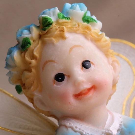 4Pcs/Set Fairy Garden DIY Flower Angels Ornament Miniature Decor Resin Figurines