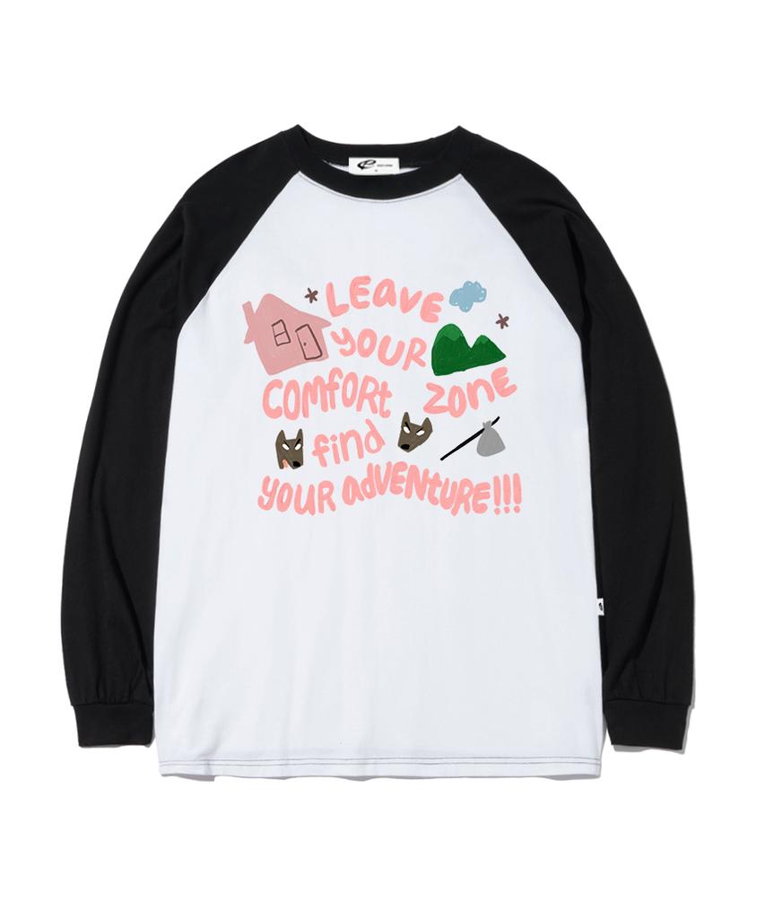 Escape From: Let'S Go On An Adventure Print Long Sleeve Black