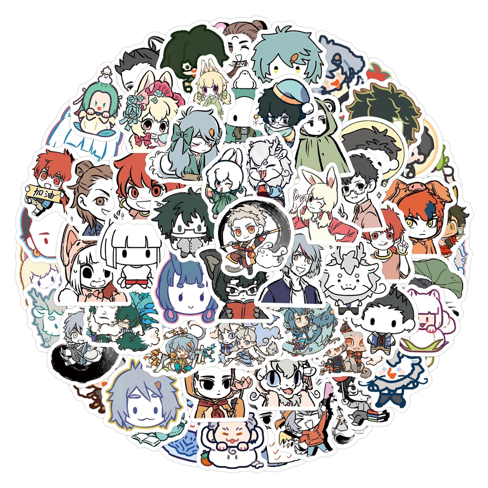 

Cartoon Characters Stickers - 100 Sheets for Journals, DIY, and Gadgets