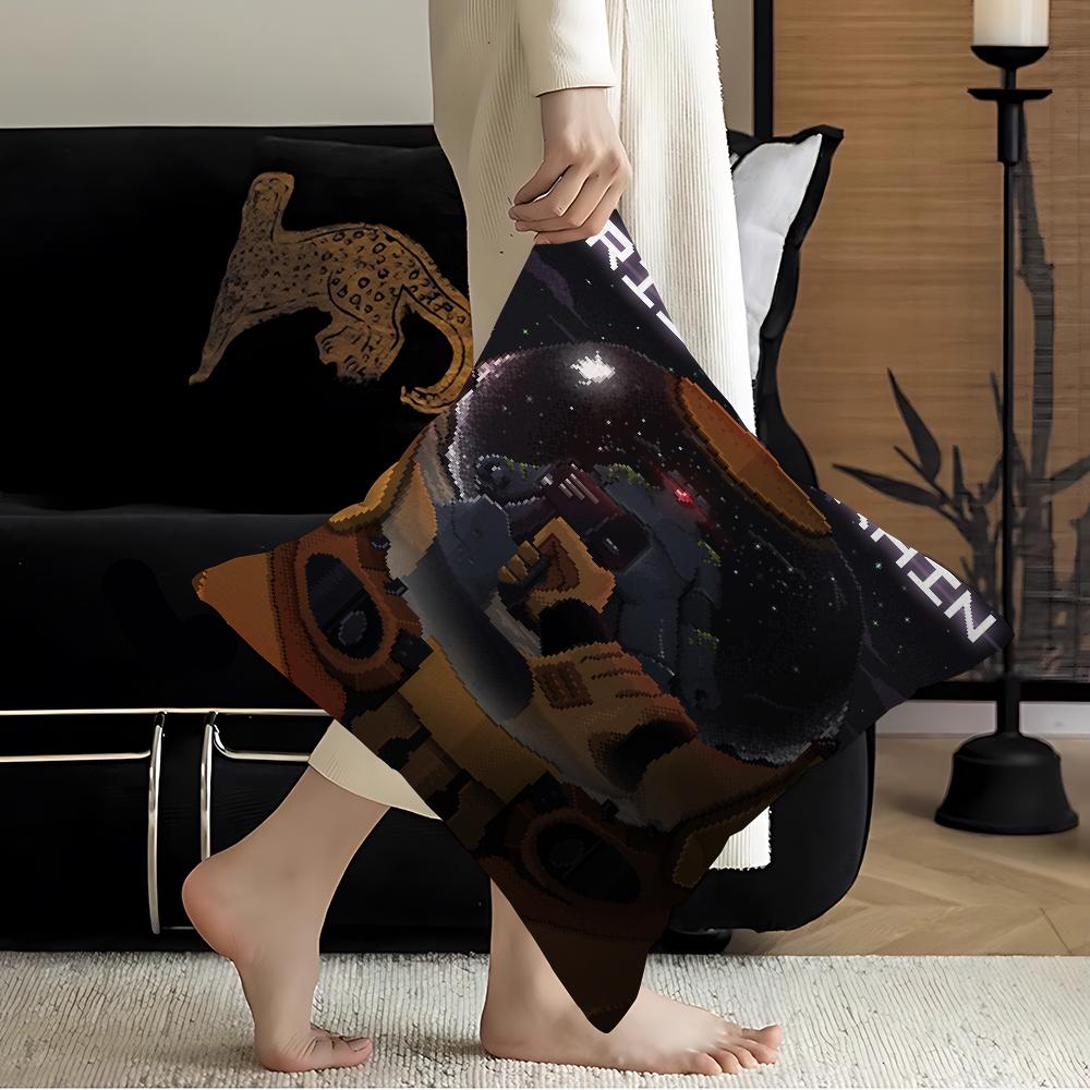 Risk Of Rain Personalized Picture Text Home Decorative Pillows Household Gifts 45x45cm