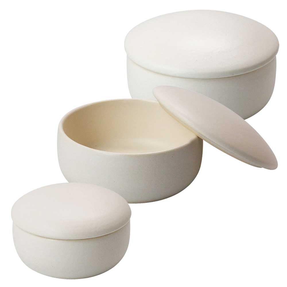 Vas ceramic Yamako Ohitsu mare, alb, 04163, 21,7 x 12 cm