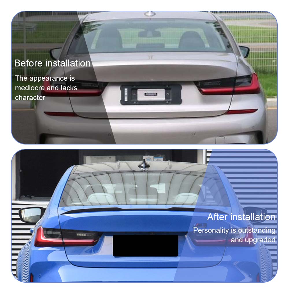 Rear Wing for BMW 3 Series G20 320i 325i 330i M3 2019-2025 Rear Wing Spoiler Trunk Roof Lid Spoiler Body Kit Cars Accessories