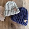 Unisex Fleece-lined Beanie Hat Winters Hats Male Female Outdoor Classic Keep Warm Winter Cap