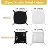 Multi-Color Double-sided Square Block DIY Background Wall Aluminum Film Balloons for Birthday Parties Wedding Background