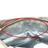 Coach Parker Op Art Lame Shoulder Bag Leather Silverx Gray Women 13507 Used