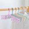 Multifunctional Plastic Hangers Underwear Socks Bra Hook Dryer Shelf 8 Clips