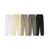 Unisex Streetwear Jogger Kalhoty S Reflexním Potiskem Písmen Podšité Fleecem Teplé Volný Střih Zimní Ležérní Oblečení