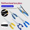 Tungsten Steel Long Nose Fishing Pliers: Line Cutter, Split Ring Opener & Hook Remover