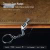 PUBG Chicken Dinner Revolver Alloy Toy Keychain Ornament