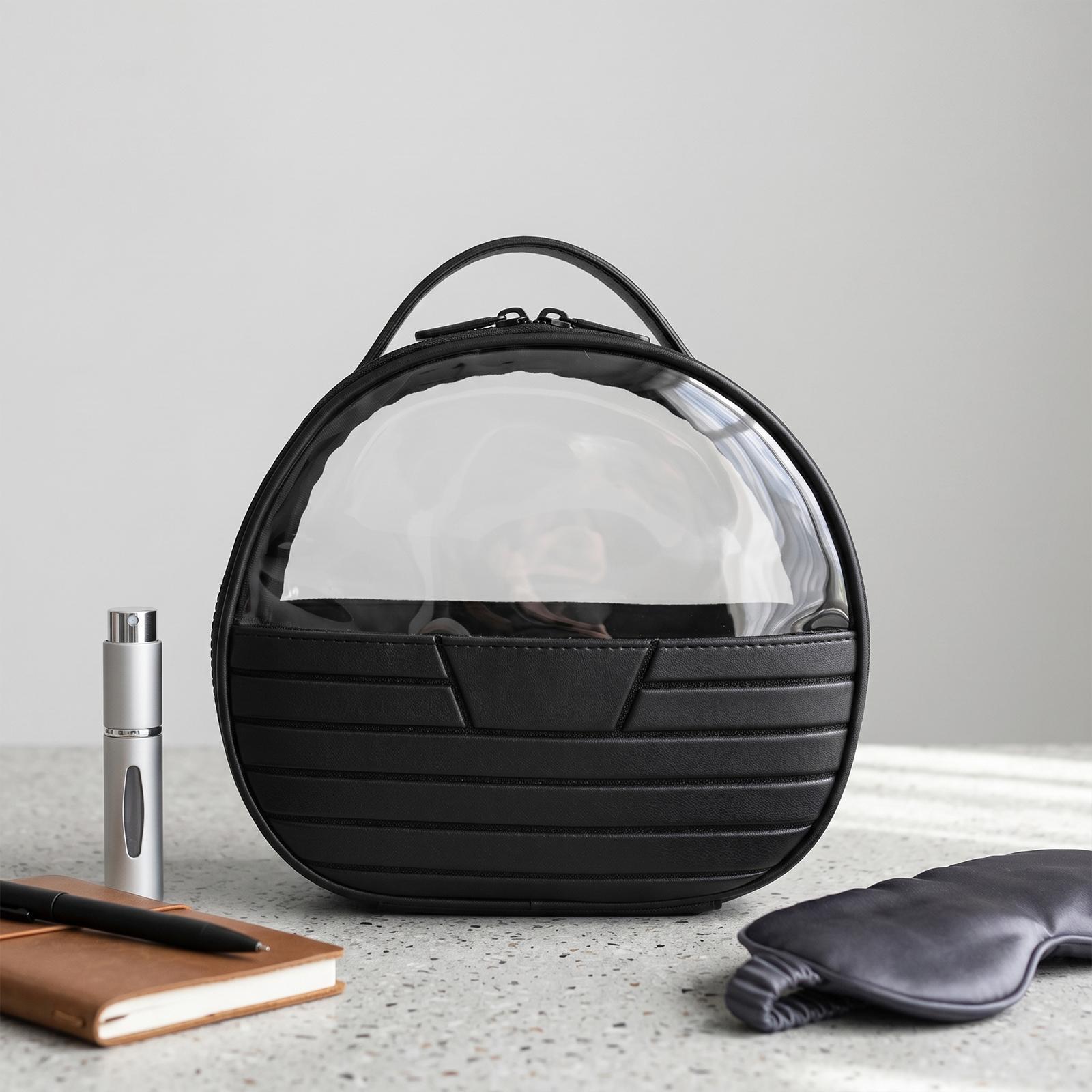 

Travel Makeup Organizer Bag Large Capacity Portable Cosmetic Bags PVC Skincare Toiletry Case For Bathroom Dressing Table Home