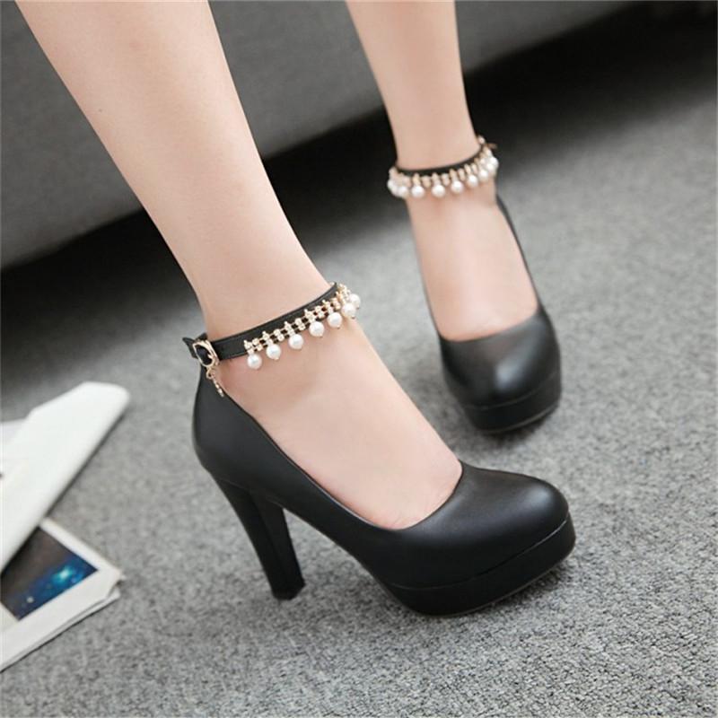 Girls High Heels Women High Heels Shoes Platform Fashion Heel Pumps Party Shoes Women Dress Wedding Shoes Size 32-43