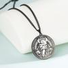 Viking Axe Helmet Pendant Tomahawk Necklace Odin Raven Slavic Amulet Norse Warrior Mythology Stainless Steel Jewelry