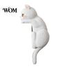 Easy Installation Wall Art 3D Cat Light Switch Sticker, Decorative Resin Plate Cover, Cute Animal Double Socket Guard Stickers, Peel And Stick