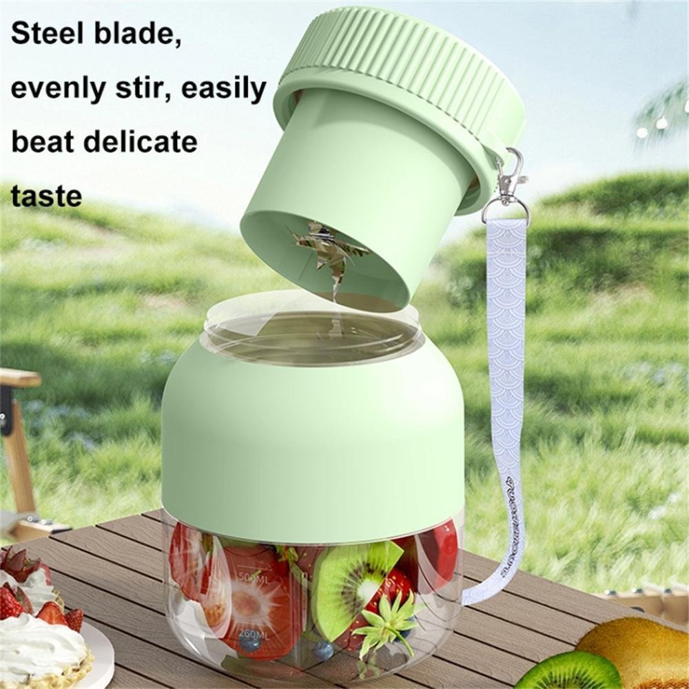 

800ml Wireless Portable Blender Electric Fruit Juicer Multifunction Smoothies Mixer (No FDA,BPA Free) Green