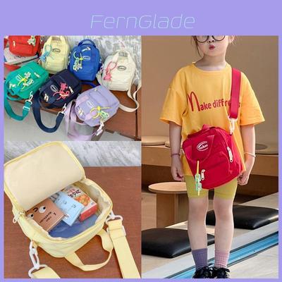 Kinder Süßigkeitenfarbe Nylon Lässige Kleine Umhängetasche Für Kinder Täglichen Gebrauch