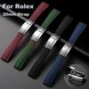 20mm Silikon für Rolex DAYTONA SUBMARINER Yacht-Master GMT Explorer Uhrenarmband Zubehör Sport Wasserdichtes Band für Herren Damen