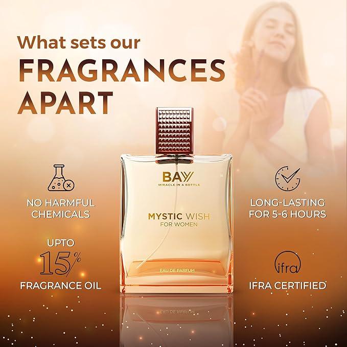 BAYY Mystic Wish Perfume for Women, Eau De Parfum with the Fragrance, Long-Lasting Perfume, 100ML