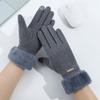 Plus Velvet Lining Winter Touch Screen Gloves Fleece Lined Gloves  Skiing Activities
