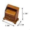 1/12 Dollhouse Bedside Table Side Miniature Wood Furniture Ornaments for Bedroom Durable