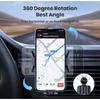 Universal Auto Lock Car Phone Mount Holder w/ Hook Clip for iPhone Samsung GPS