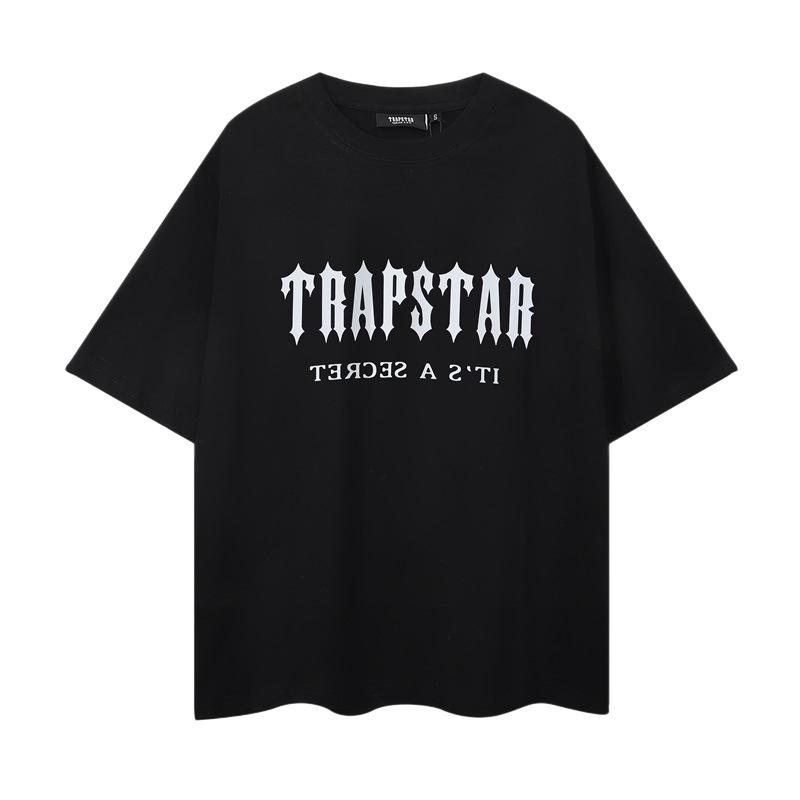 Summer new couple loose printing short-sleeved T-shirt men's and women's trendy casual top