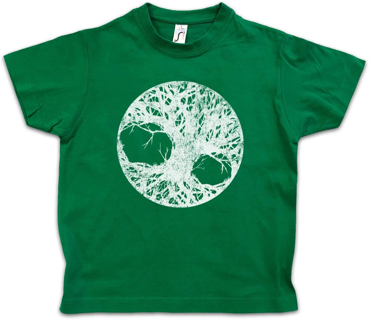 YGGDRASIL LIFE TREE I Kids Boys T-Shirt Celtic Paganism Wotan Thor Vikings Odin 160