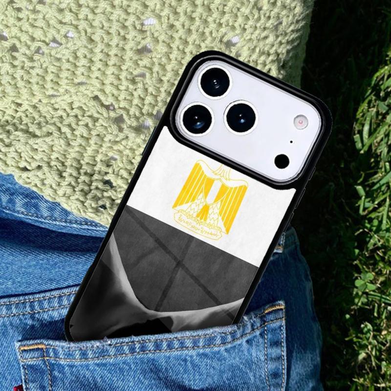 Egypt Egyptian Flag Country Map Phone Case Cover Compatible with for IPhone 17air 16e 15 14 13 12 11Pro Max 17 Air