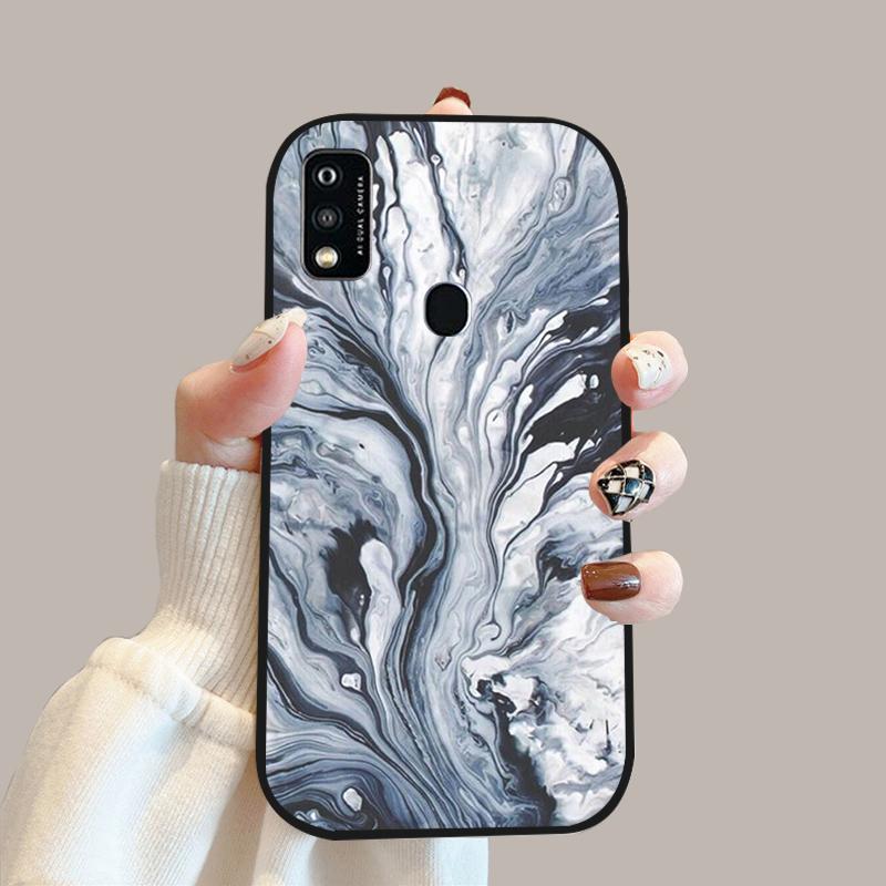 For ZTE Blade A51 Case A52 A53 Color Painted Soft Silicone Phone Cover Cases For ZTE Blade A31 Fashion Protective Fundas Coque