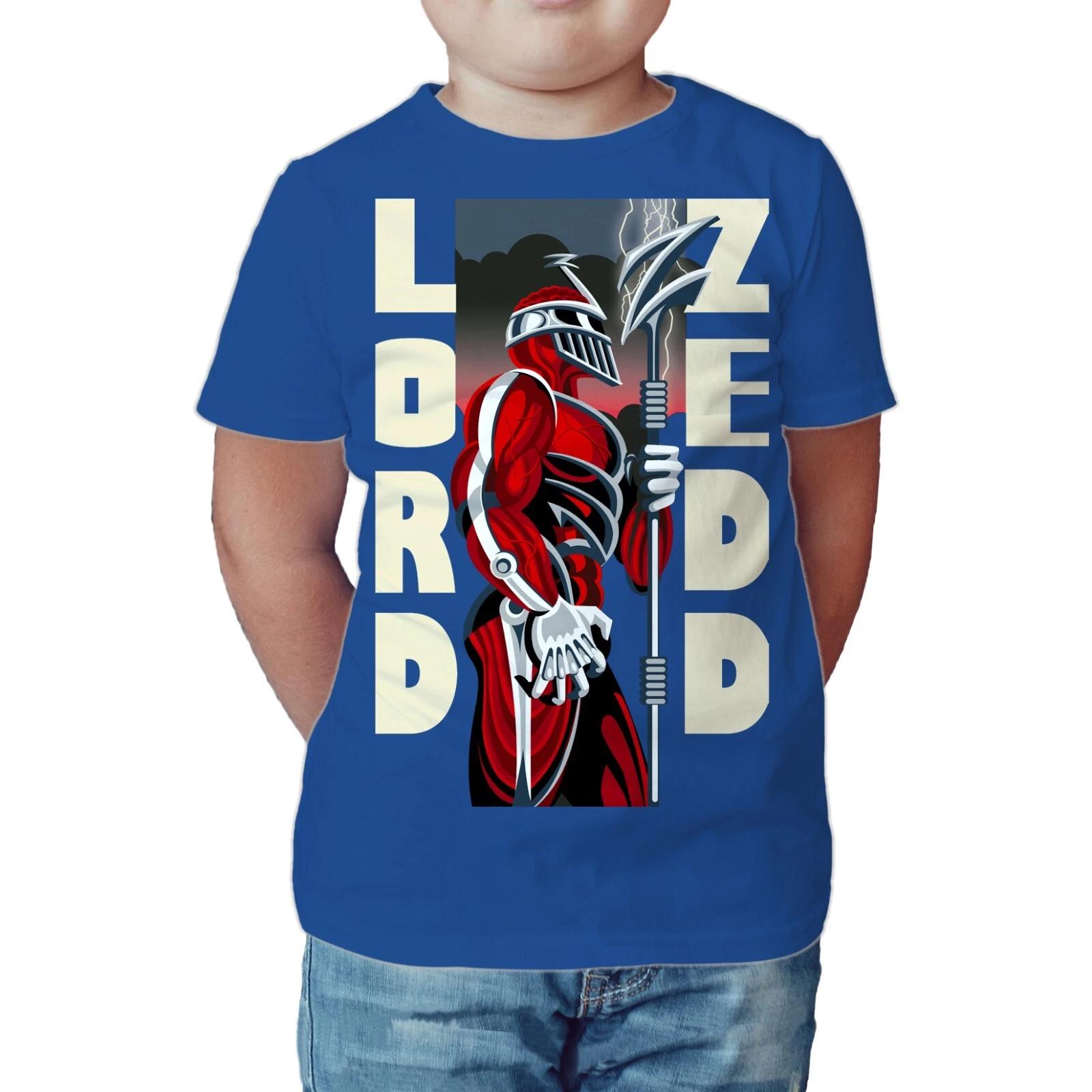 Power Rangers Logo Lord Zedd Official Kids T-Shirt | Mighty Morphin Shirt 100