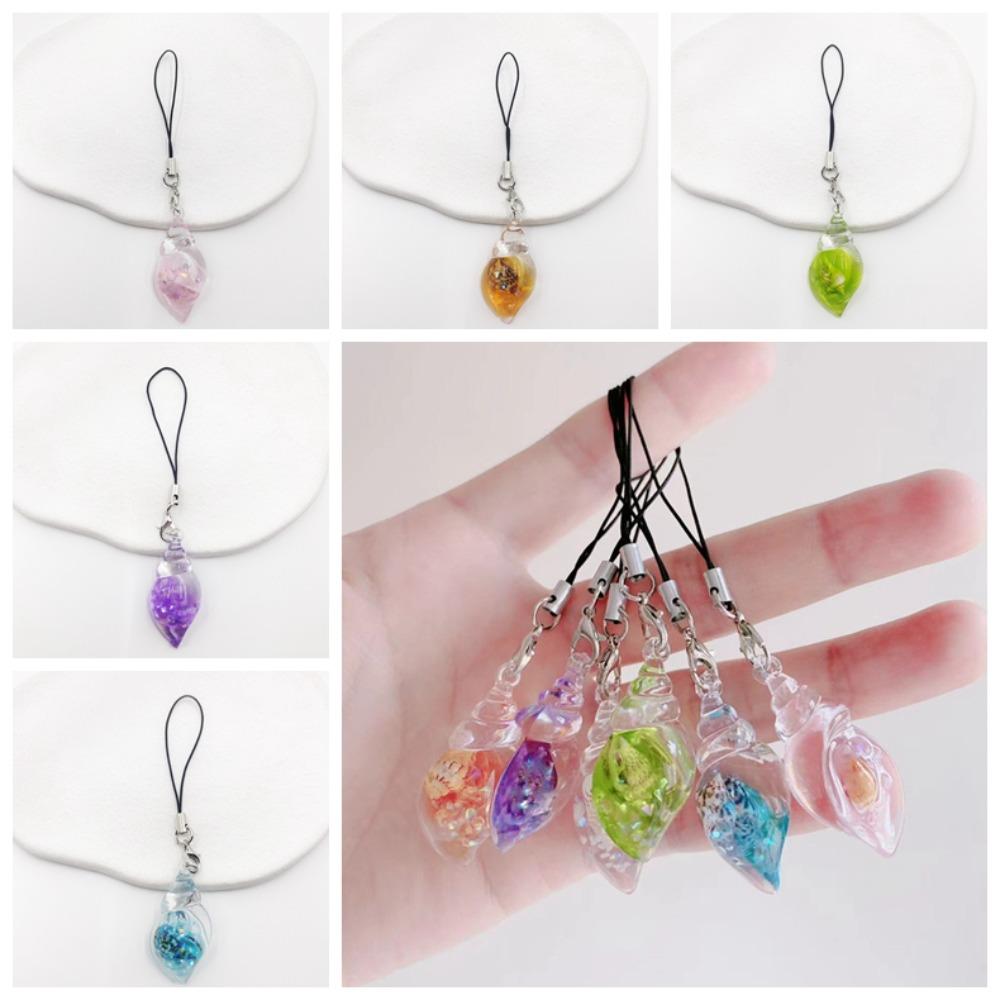 Night Glow Phone Hanging Rope Conch Mobile Phone Strap Mobile Phone Chain Phone Charms