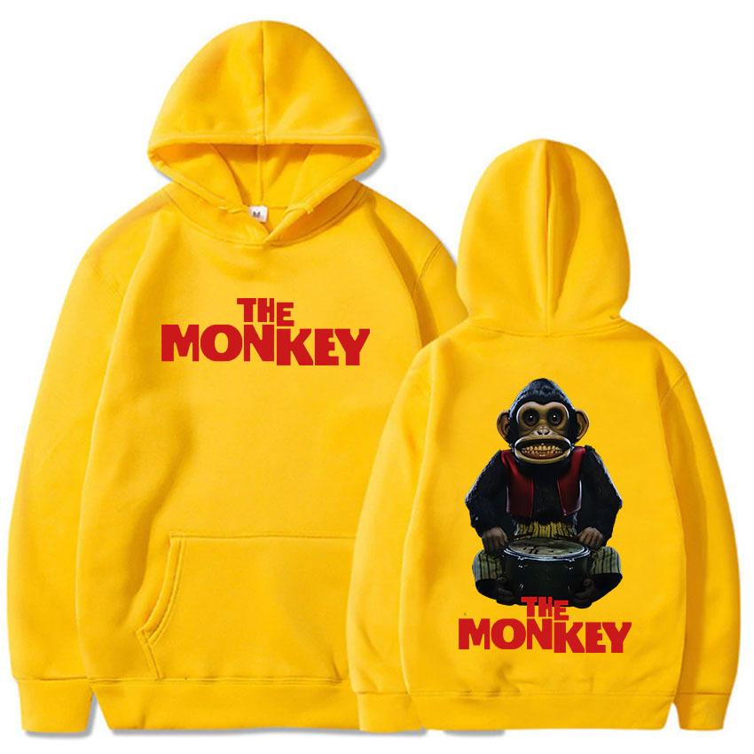 Mikiny s kapucí The Monkey Movie Mikiny s kapucí Dámské Pánské Mikiny Streetwear Dlouhý rukáv Moletom Feminino Sudaderas Oblečení