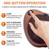 Electric Cervical Massager Neck Stretcher Pulse Hot Compress Vibration Massage Spine Support Massager Neck Traction Relax Pillow