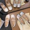 Round Head Versatile Spring And Summer Thick Heel Children Sweet Bow Light Mouth Single Shoes New Retro Mary Jane Shoes