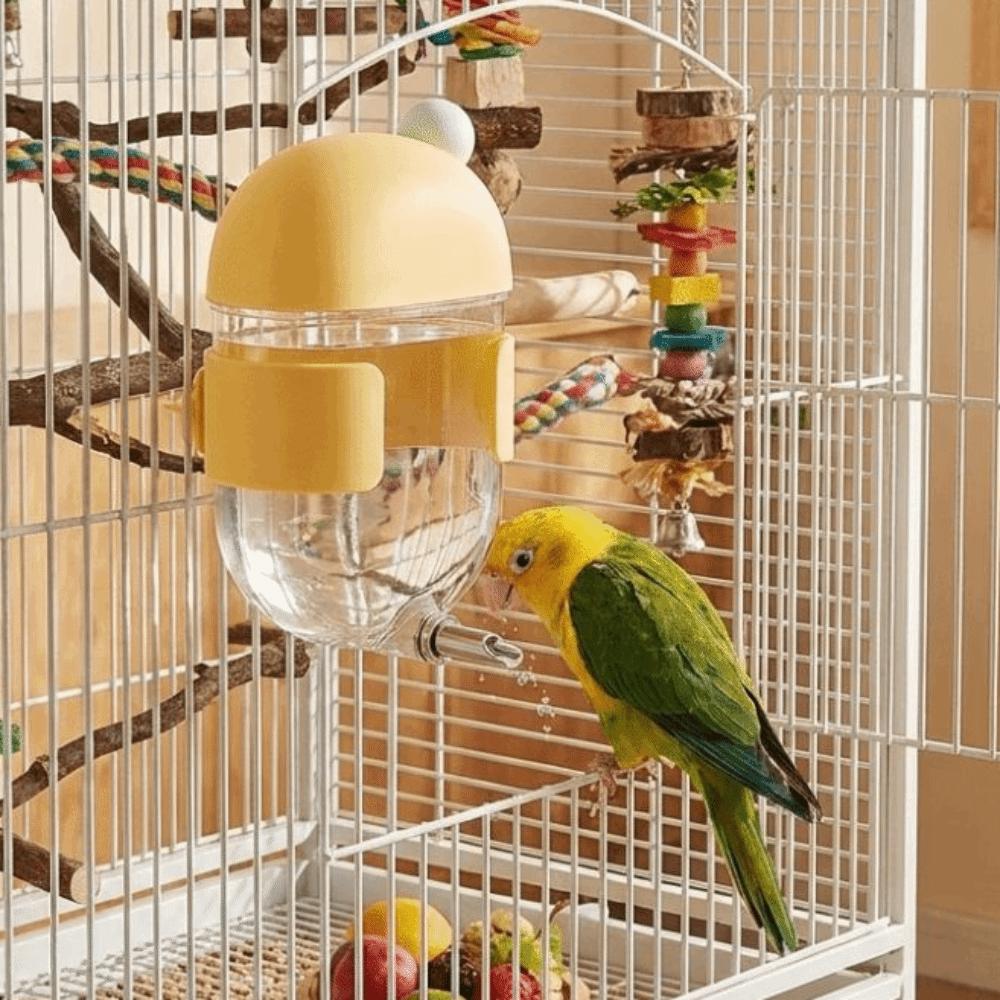 Large Capacity Bird Water Bottle Leak-proof Bird Drinking Cup Automatic Water Feeder  for Bird Cage