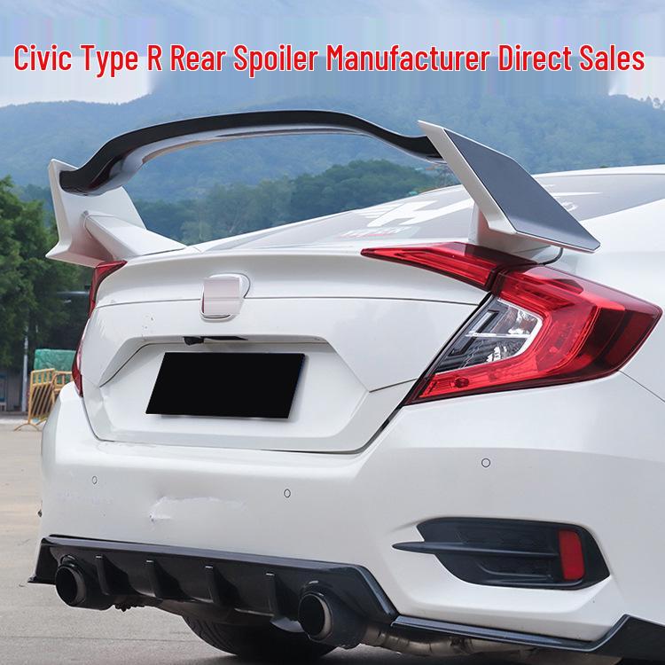 Civic Type-R Rear Spoiler Kit for 16th-19th Gen - Easy Install