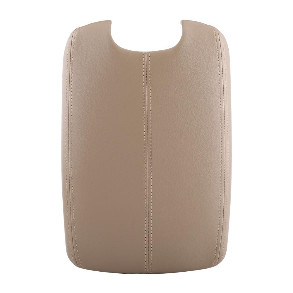 Artificial Leather Armrest Center Console Lid Cover For     2008-2012 Black