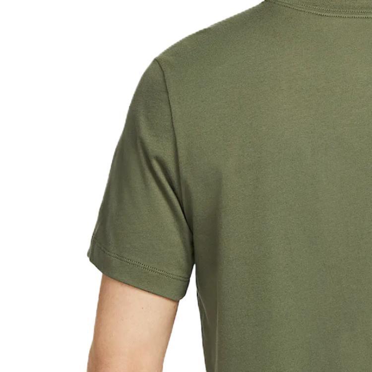 Nike Sportswear T Shirt Men's Medium Olive Green AR5005-222